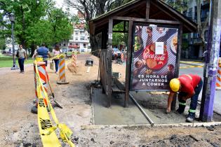 Obras en Parque Rodó