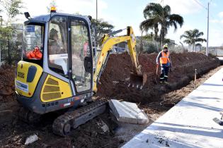 Obras en calle Susana Pintos