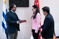 Visita de la delegación de la provincia de Hubei ,China