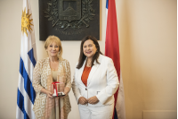 Visita de la Alcaldesa de Caracas Carmen Meléndez en el marco de la XXVII Cumbre de Mercociudades en Montevideo 