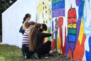 Mural en Crece Flor de Maroñas