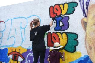 Mural en Crece Flor de Maroñas