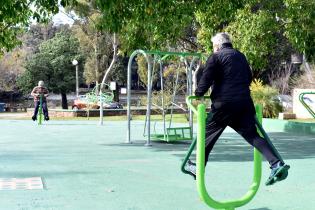 Móviles saludables en Parque Rivera