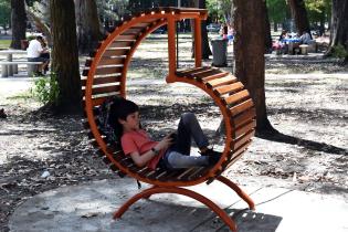 Inauguración de obras en parque Rivera