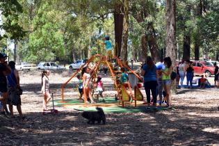 Inauguración de obras en parque Rivera