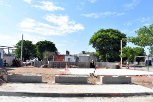 Obras en plazoleta de la Unión