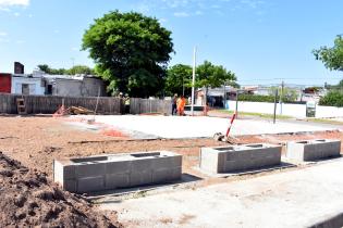 Obras en plazoleta de la Unión