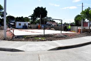 Obras en plazoleta de la Unión