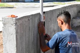 Obras en plazoleta de la Unión