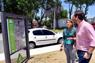 Inauguración de obras en plaza Porvenir