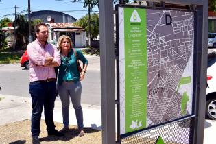 Inauguración de obras en plaza Porvenir