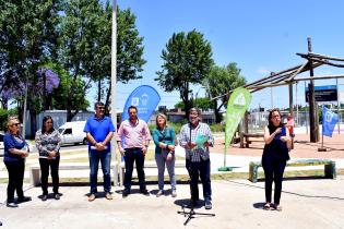 Inauguración de obras en plaza Porvenir Inauguración de obras en plaza Porvenir