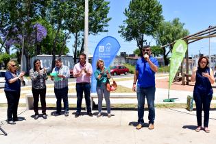 Inauguración de obras en plaza Porvenir