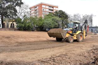 Obras en Parque de la Amistad