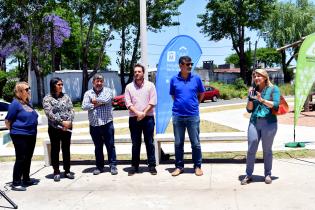 Inauguración de obras en plaza Porvenir Inauguración de obras en plaza Porvenir