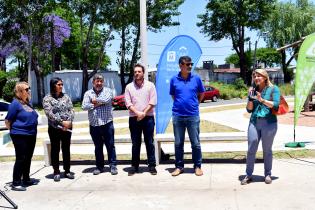 Inauguración de obras en plaza Porvenir