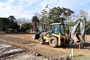 Obras en Parque de la Amistad