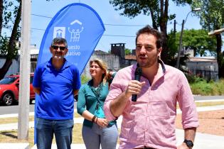 Inauguración de obras en plaza Porvenir