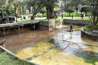 Obras en Parque de la Amistad