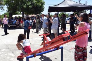 Inauguración de obras en plaza Porvenir Inauguración de obras en plaza Porvenir