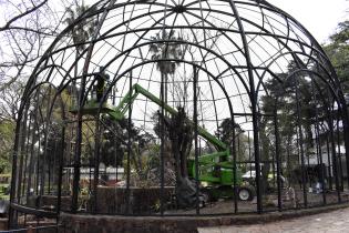 Obras en Parque de la Amistad