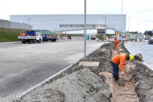 Obras en avenida Jacobo Varela