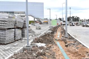 Obras en avenida Jacobo Varela