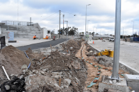 Obras en avenida Jacobo Varela