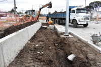 Obras en avenida Jacobo Varela