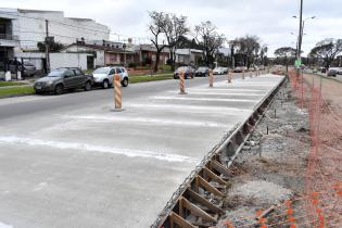 Obras en avenida Jacobo Varela