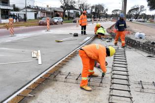 Obras en avenida Jacobo Varela