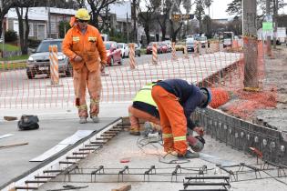 Obras en avenida Jacobo Varela