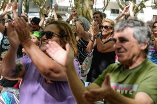 Rossana Taddei en los festejos por los 300 años de Montevideo