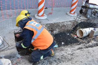 Obras en Avenida Brasil