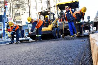 Obras en Avenida Brasil