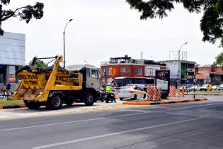 Dársena de giro Avenida Italia y Mataojo 