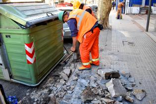 Obras en calle Gabriel Pereira