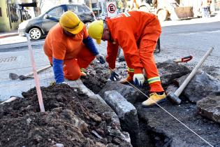 Obras en calle Gabriel Pereira