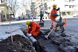 Obras en calle Gabriel Pereira