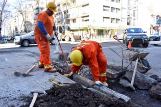 Obras en calle Gabriel Pereira