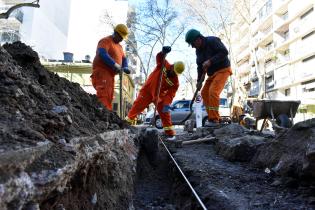 Obras en calle Gabriel Pereira