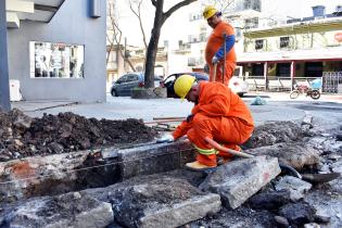 Obras en calle Gabriel Pereira