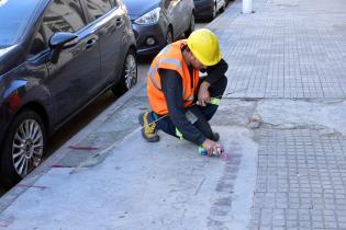 Obras en calle Gabriel Pereira