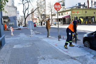 Obras en calle Gabriel Pereira