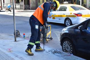 Obras en calle Gabriel Pereira