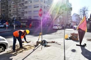 Obras en calle Gabriel Pereira