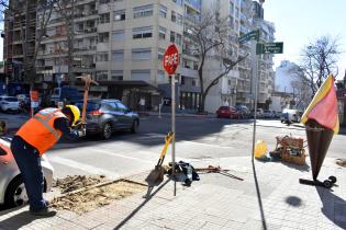 Obras en calle Gabriel Pereira