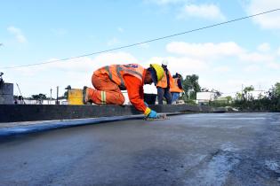 Obras en Av.Gral San Martin y Cno.Domingo Arena Obras en Av.Gral San Martin y Cno.Domingo Arena