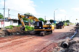 Obras en Av.Gral San Martin y Cno.Domingo Arena Obras en Av.Gral San Martin y Cno.Domingo Arena