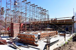 Avance de obras en Centro cultural de Flor de Maroñas Avance de obras en Centro cultural de Flor de Maroñas
